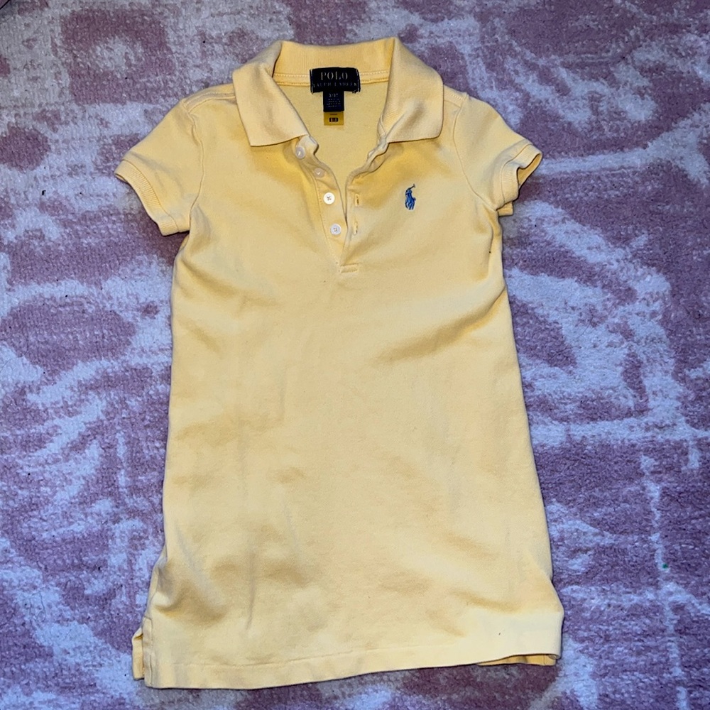 Stretch Mesh Polo Dress